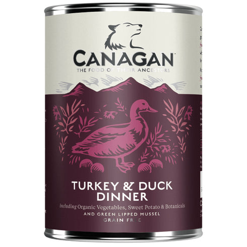 Hrana umeda pentru caini Canagan Dog Curcan&Rata 400g